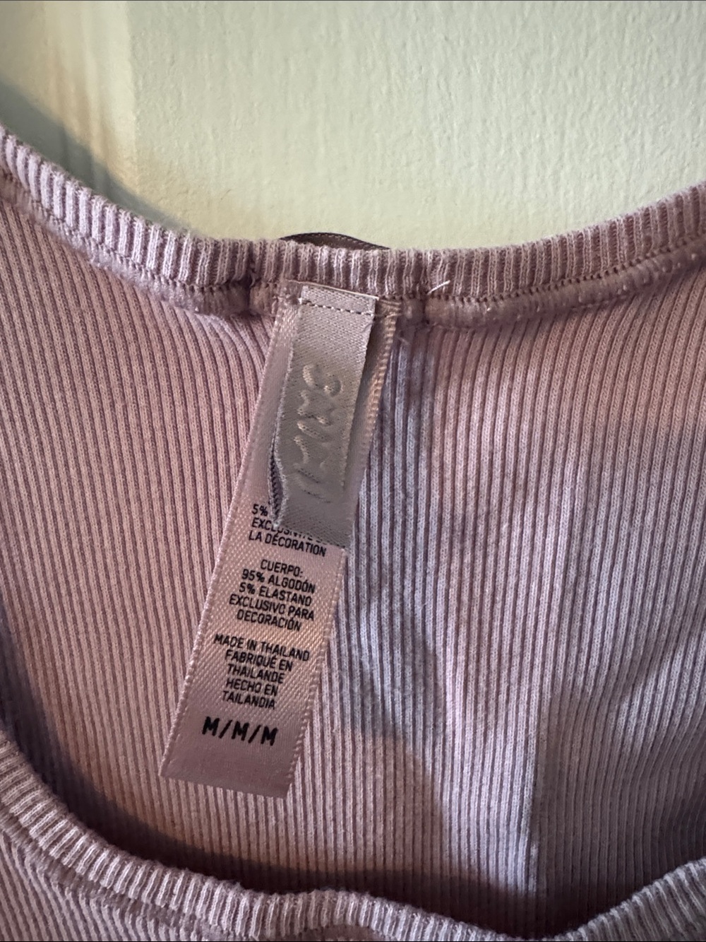 SKIMS Ribbed Tank Top - Dusty Rose - Picture 2 of 2